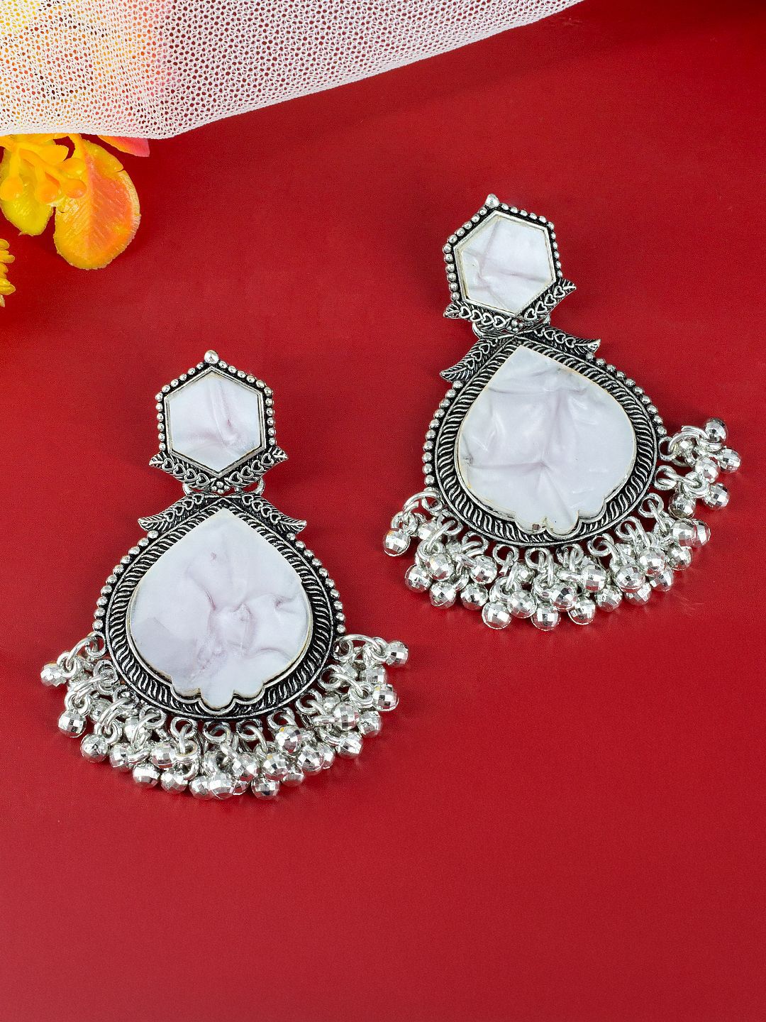 PRIVIU Geometric Drop Earrings-picture-30