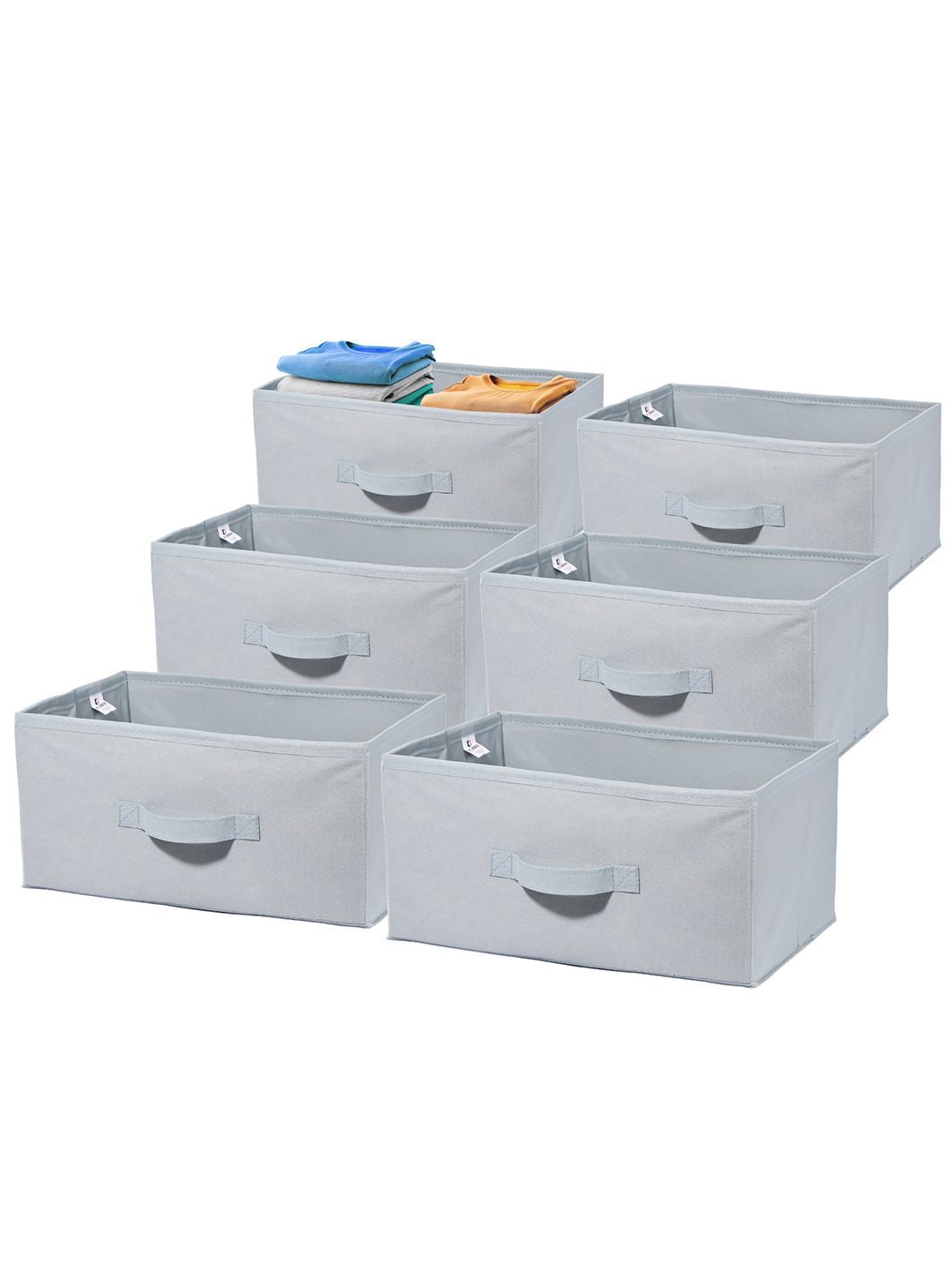 Kuber Industries Grey Set of 6 Regular Drawer Organiser Organisers-picture-12