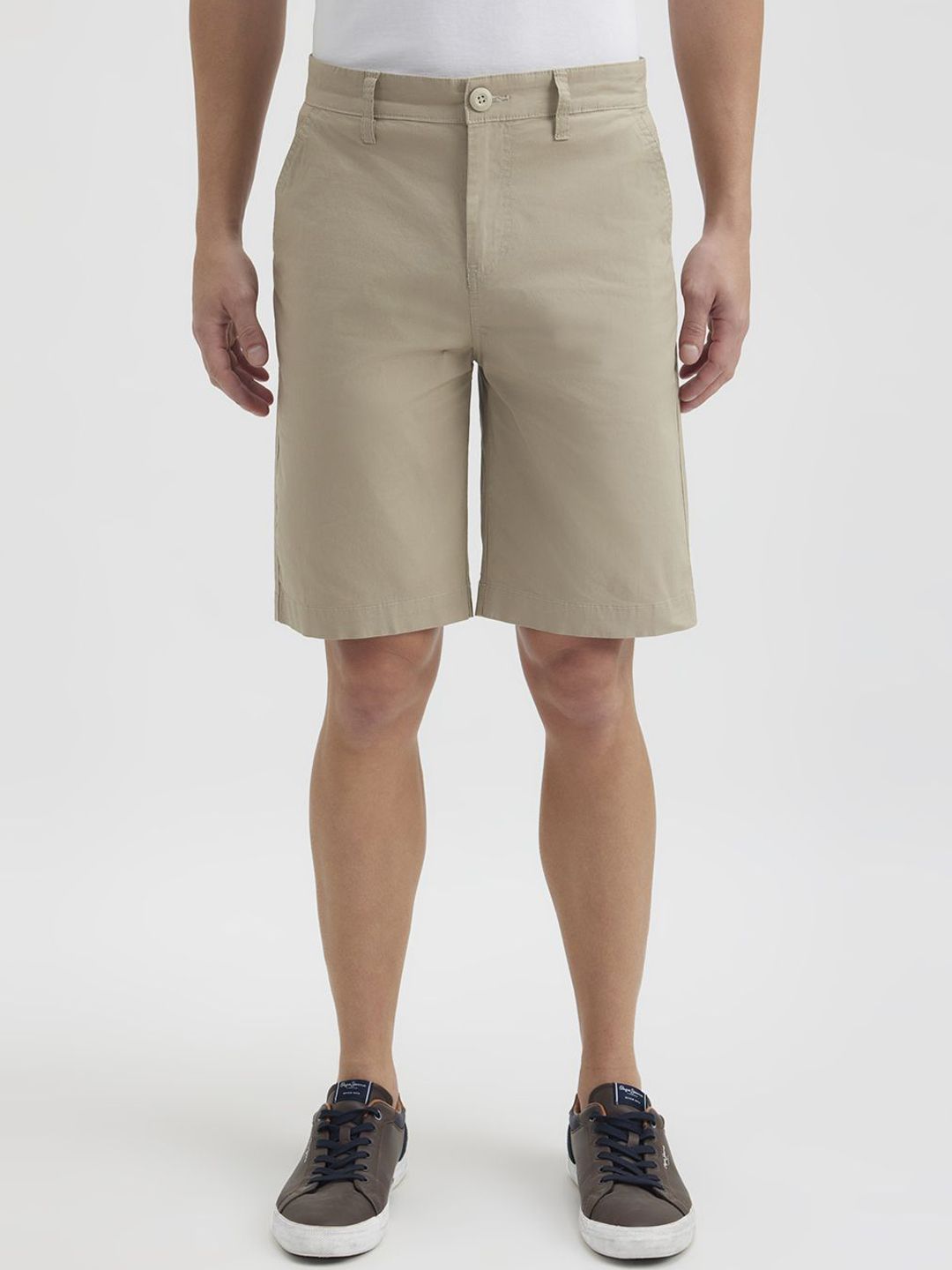 Pepe Jeans Men Regular Fit Mid-Rise Chino Shorts