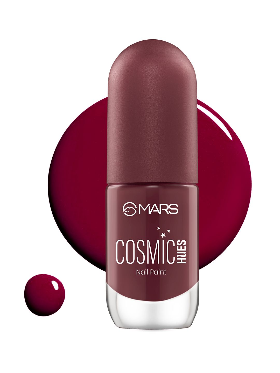 MARS Cosmic Hue Ultra-Glossy Shine Nail Paint 10ml - Rigel Red 04-picture-41