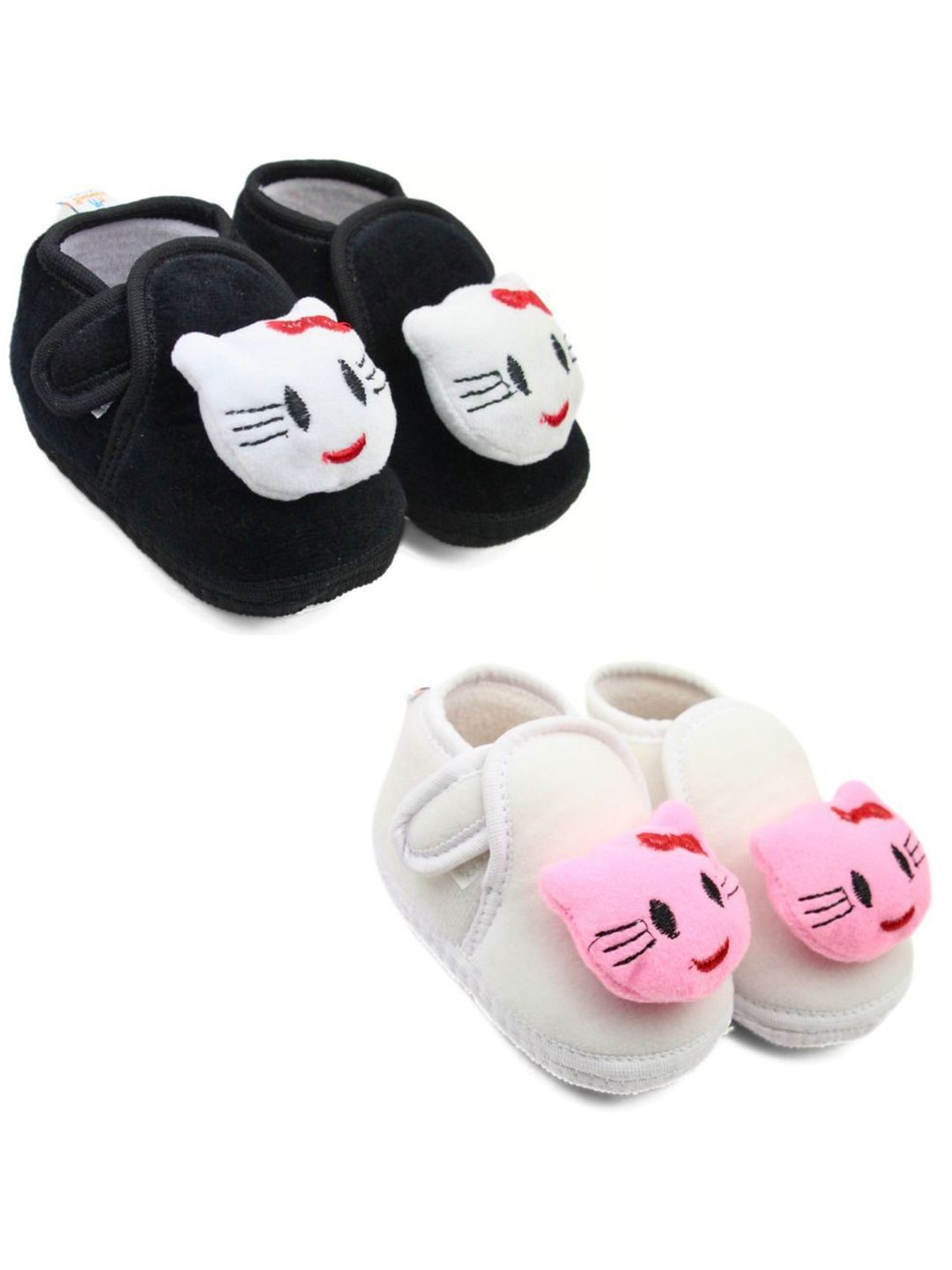 NESKA MODA Kids Pack Of 2 Cotton Booties-picture-22