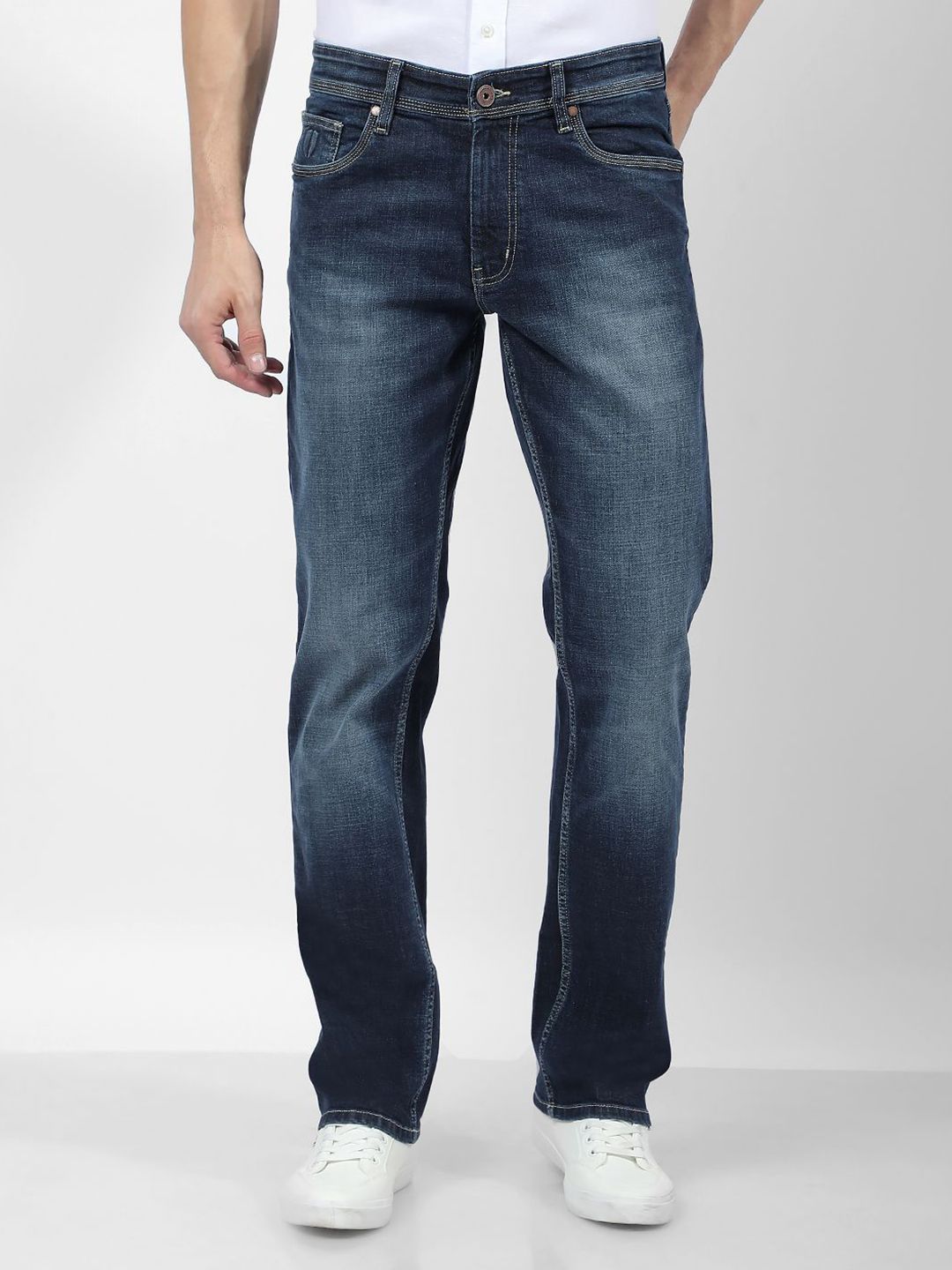 Numero Uno Men Light Fade Stretchable Jeans-picture-34
