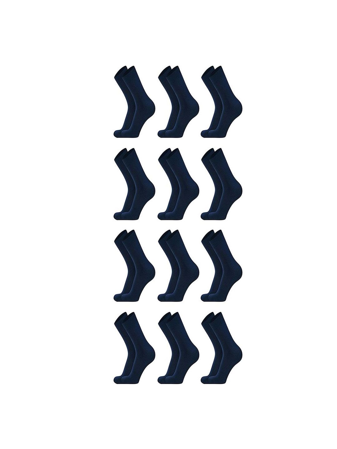 MUKHAKSH Men Pack Of 12 Calf Length Socks-picture-21