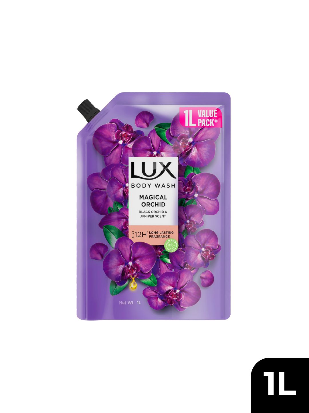 Lux Magical Black Orchid with Juniper Scent Body Wash Fragrance Refill - 1L-picture-52