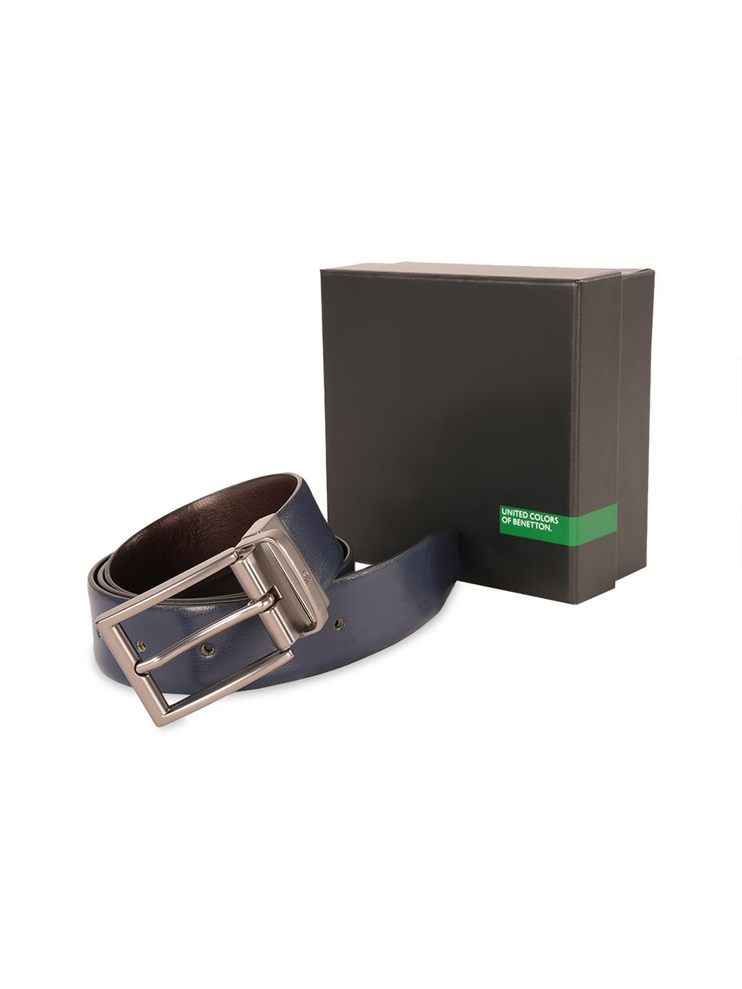 United Colors of Benetton Men Leather Reversible Belt-picture-53