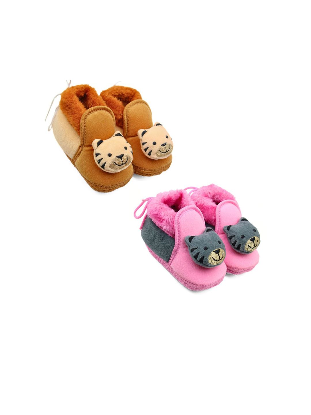 NESKA MODA Unisex Kids Cotton Booties-picture-31
