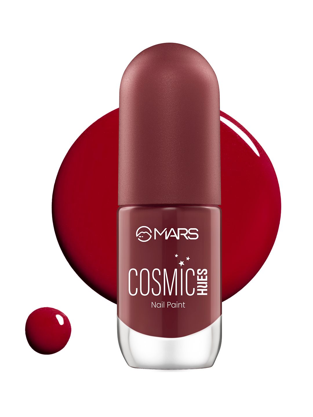 MARS Cosmic Hue Ultra-Glossy Shine Nail Paint 10ml - Cosmic Red 05-image-43