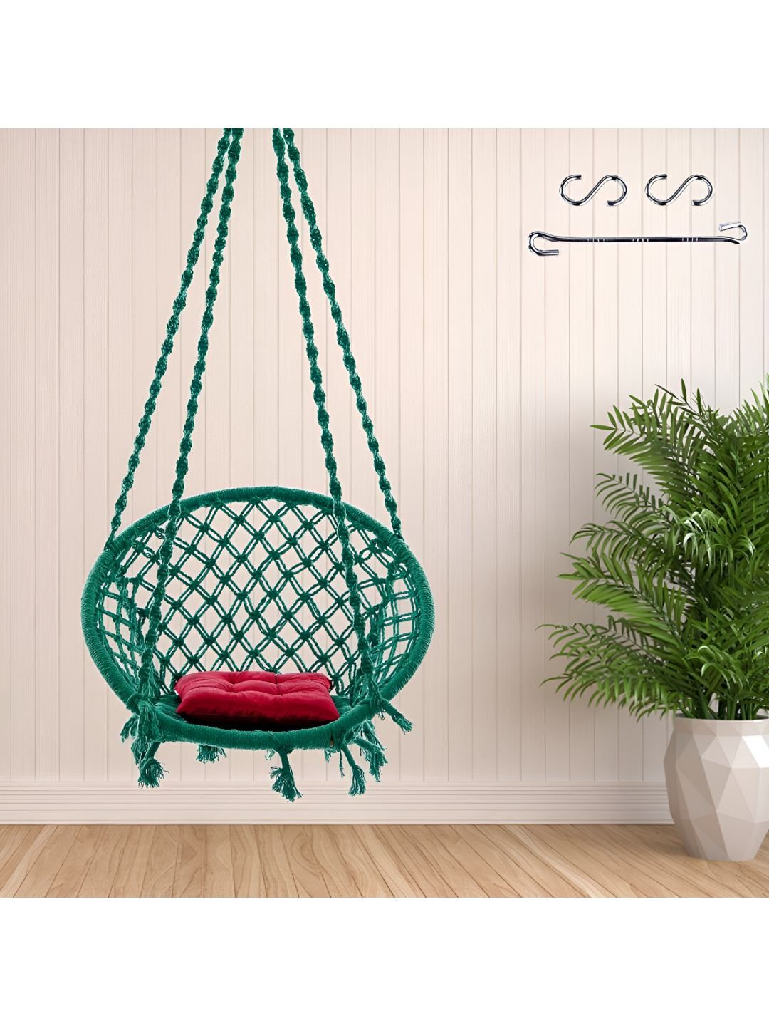 Swingzy Green Hammock Hanging Swing Chair