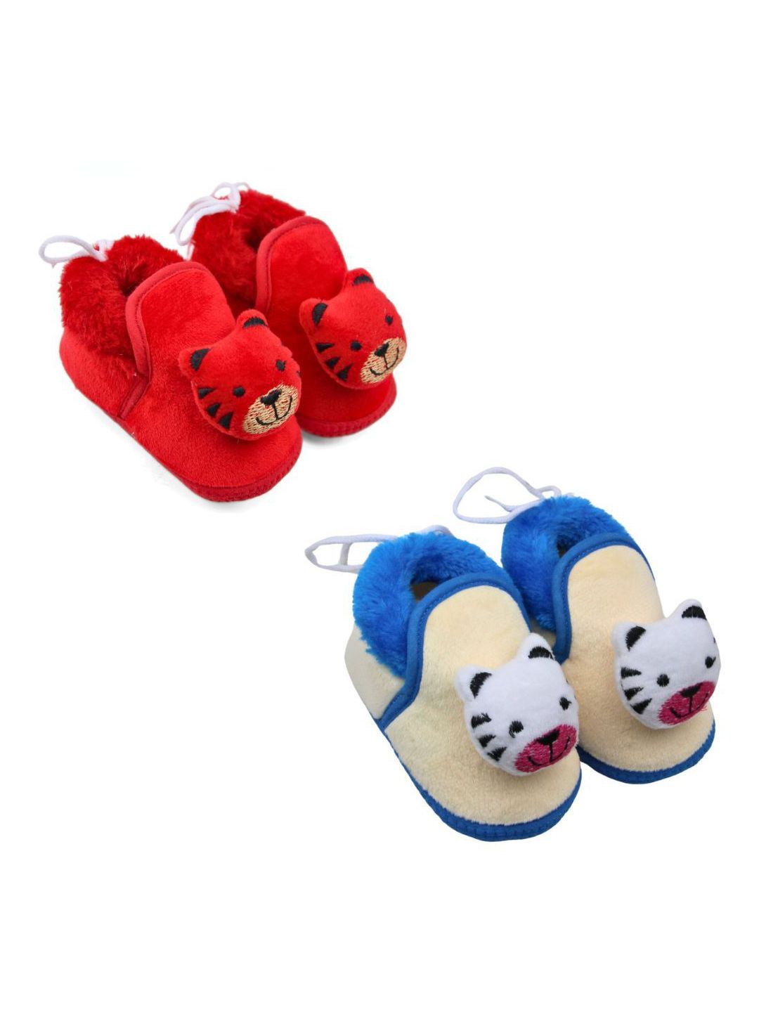 NESKA MODA Kids Pack Of 2 Cotton Booties-picture-14