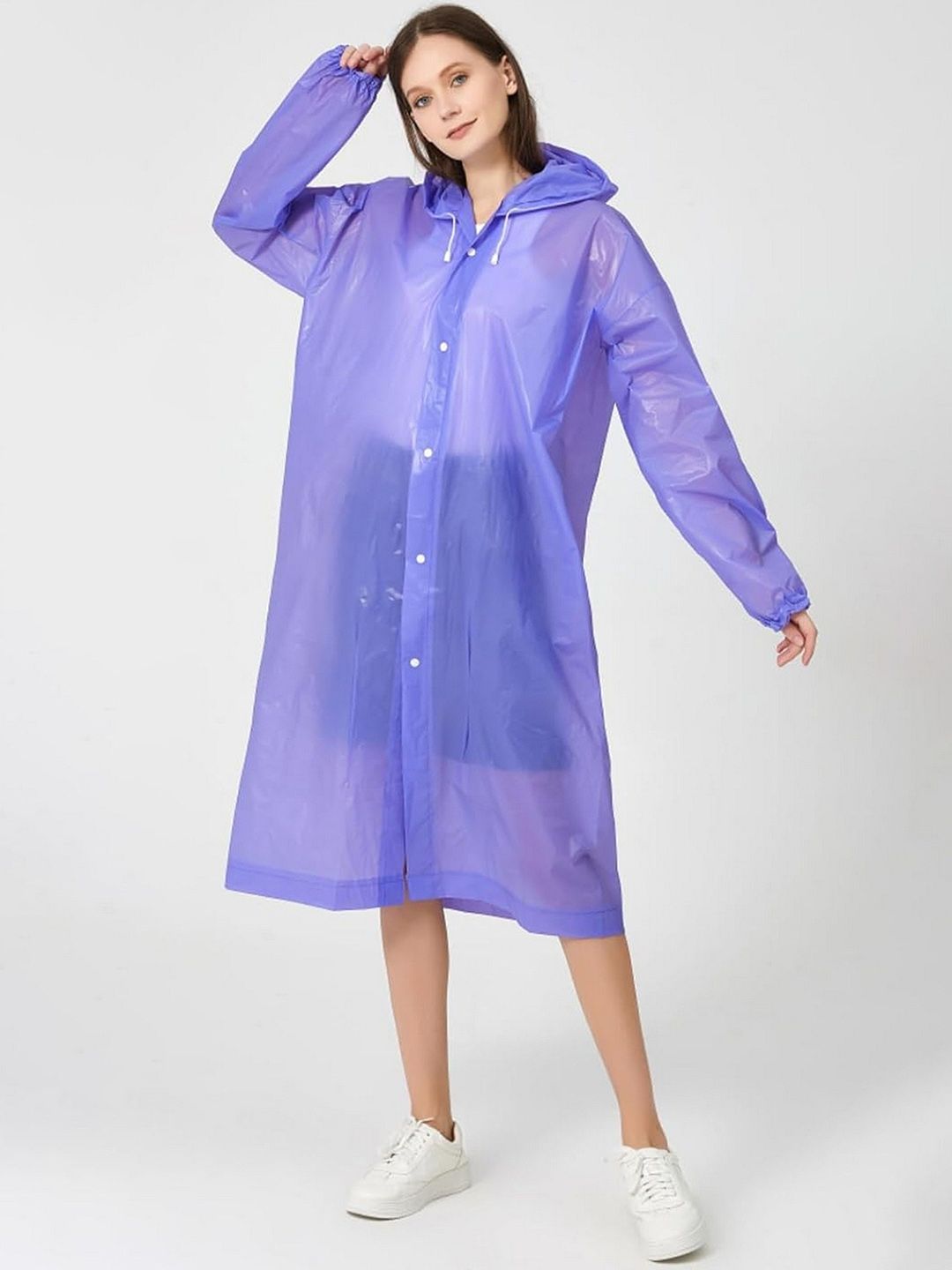 Infispace Kids Long Sleeves Waterproof EVA Rain Jacket-image-39