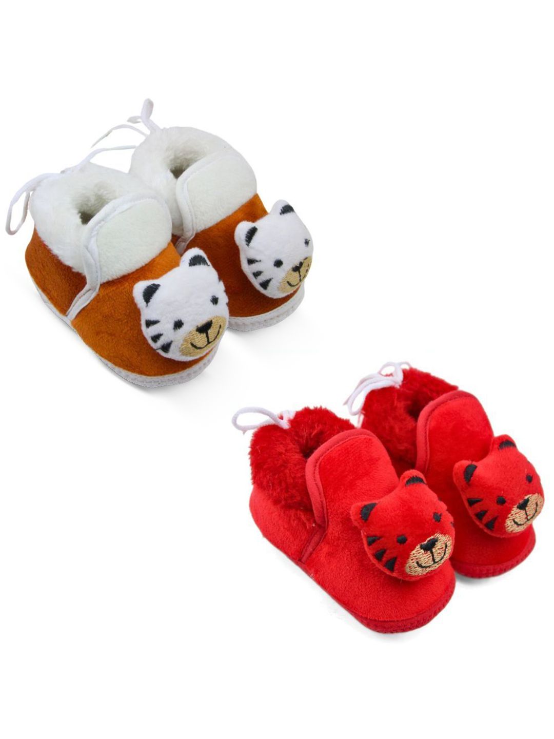 NESKA MODA Kids Set Of 2 Cotton Booties-picture-23