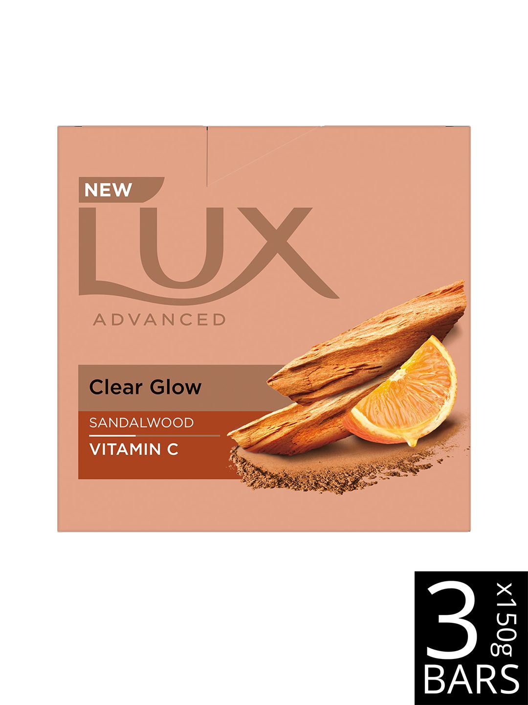 LUX Set of 3 Sandalwood with Vitamin C Bath Soaps - 150g Each-picture-8