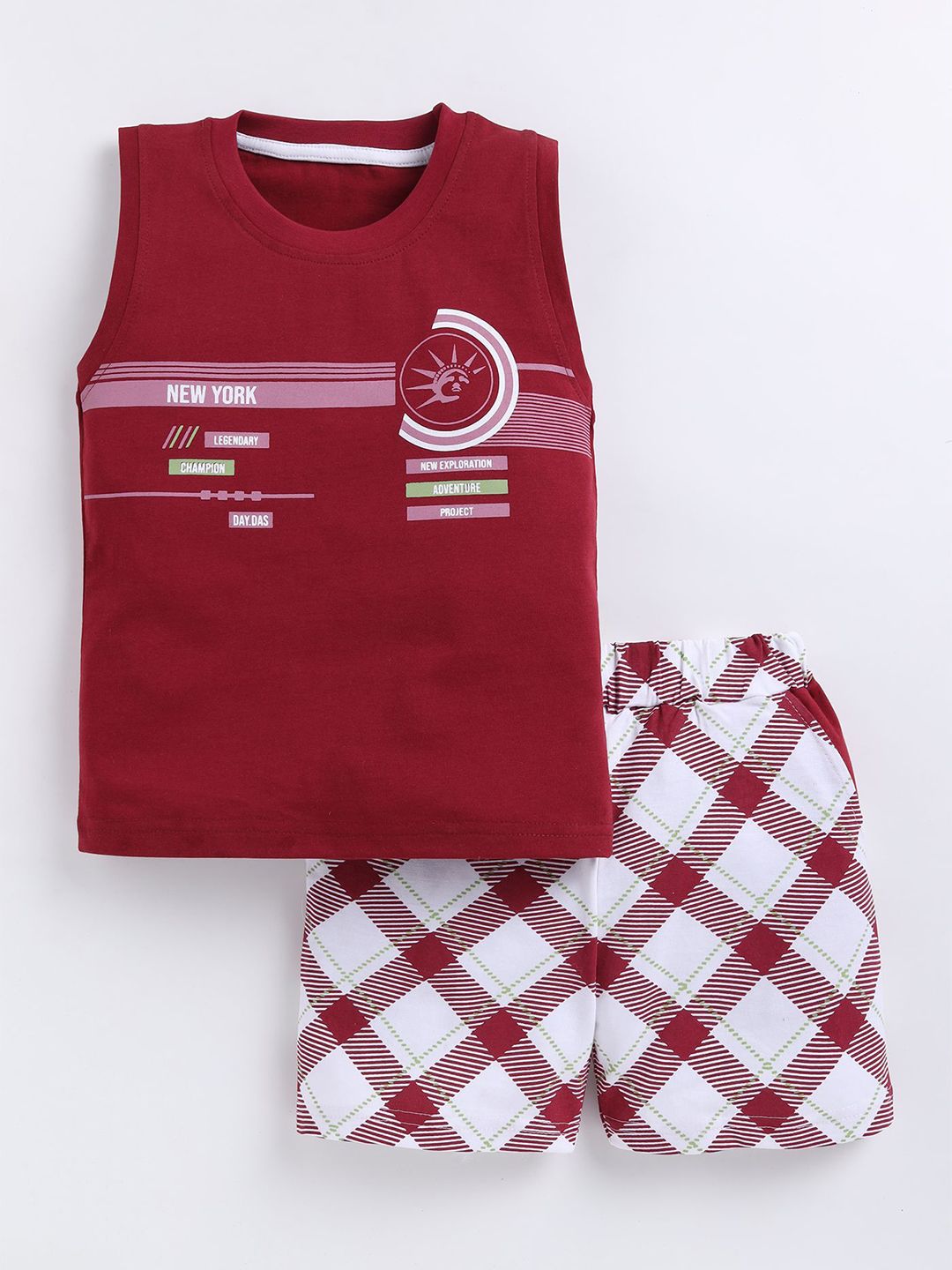 Cutopies Boys Printed T-shirt with Shorts-picture-20