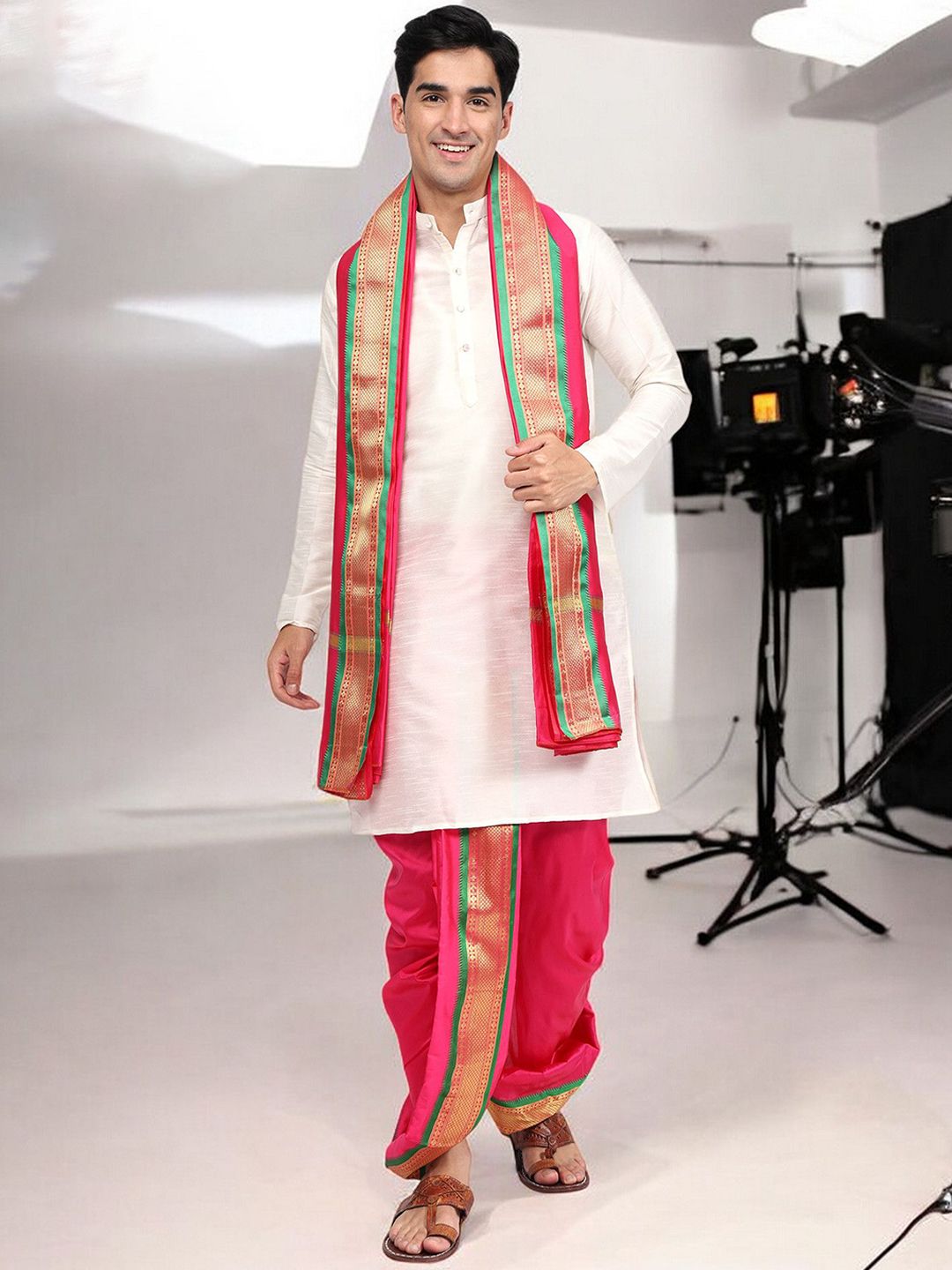 RAMESHWARAM FABRICS Men Dhotis-picture-8