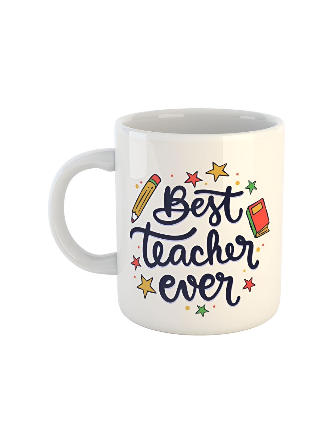 ARTBUG White Printed Ceramic Glossy Core Set of Cups and Mugs-picture-35