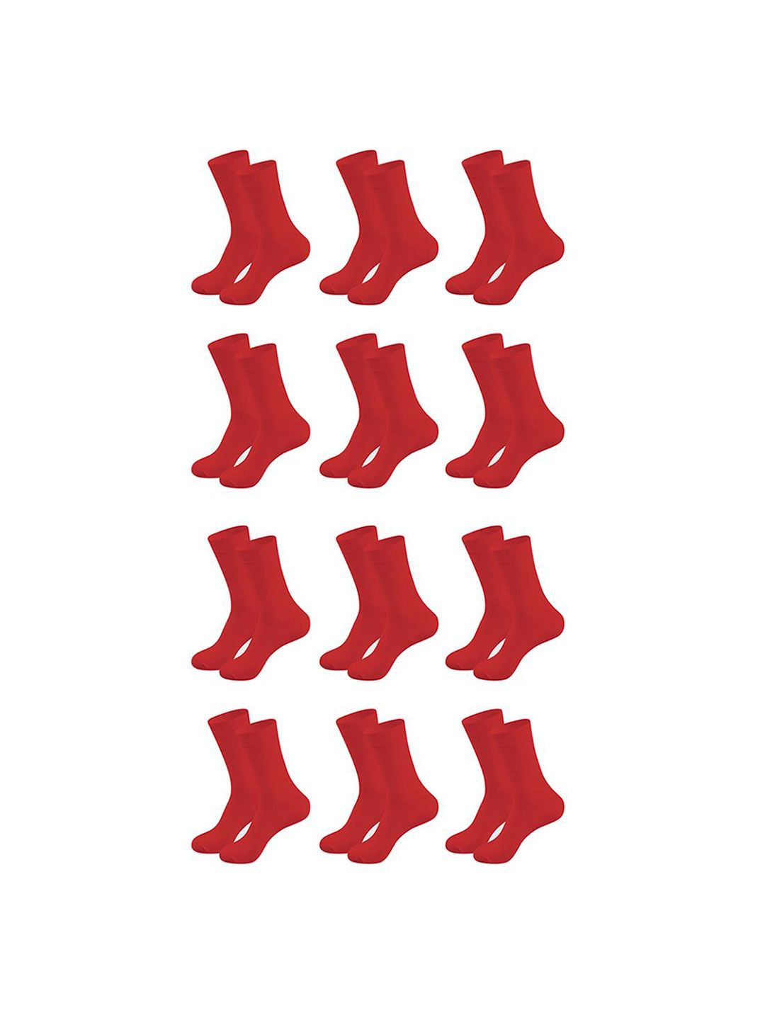 MUKHAKSH Men Pack Of 12 Calf Length Socks-picture-29