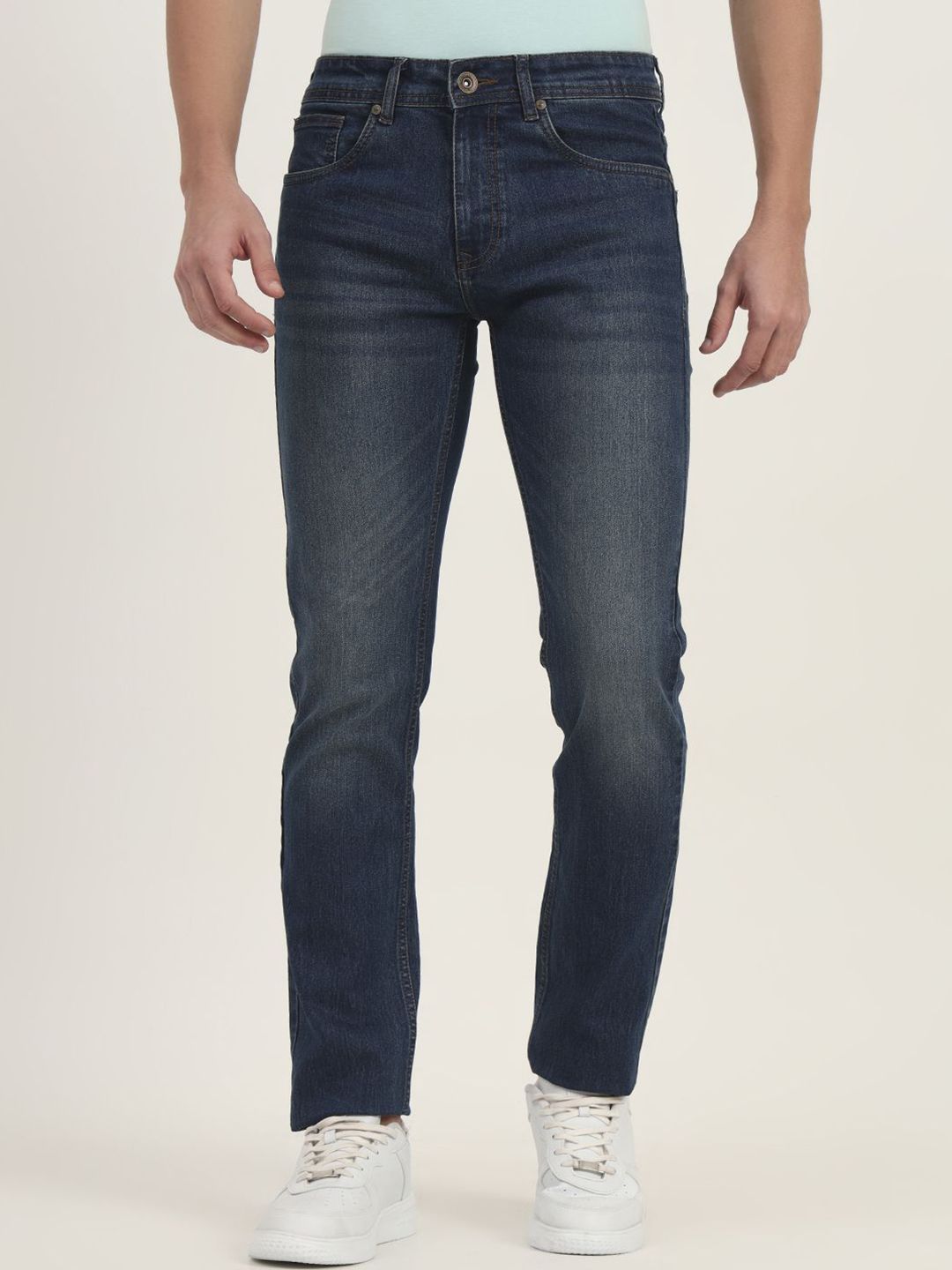 Greenfibre Men Slim Fit Light Fade Stretchable Jeans-picture-34