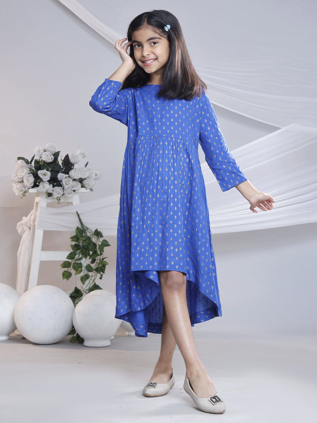 misbis Print Fit & Flare Dress-picture-3