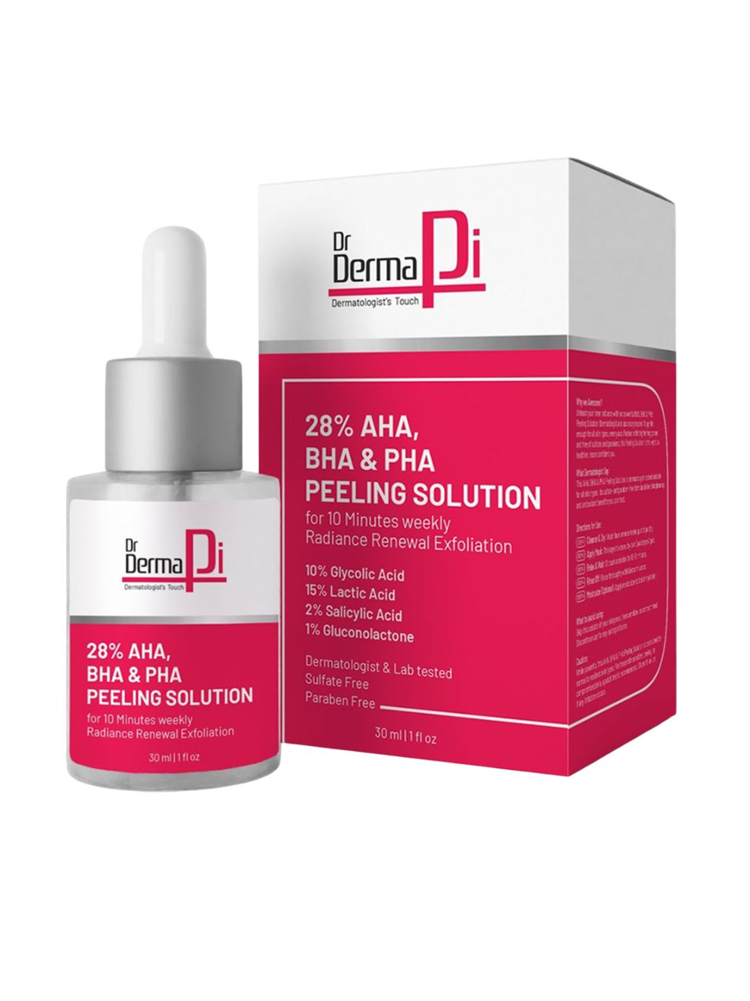 drdermapi 28% AHA BHA & PHA Peeling Solution Face Serum - 30 ml-image-25