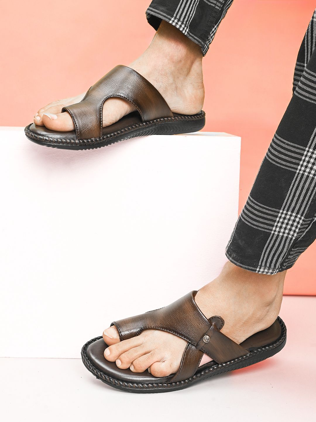 Killer Men Ethnic Leather Comfort Sandals-picture-24