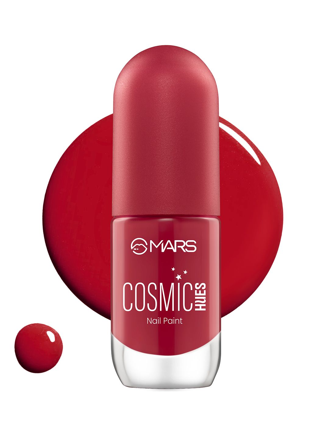MARS Cosmic Hues Intense Color Ultra-Glossy Nail Paint 10ml - Draco Red 02-image-19
