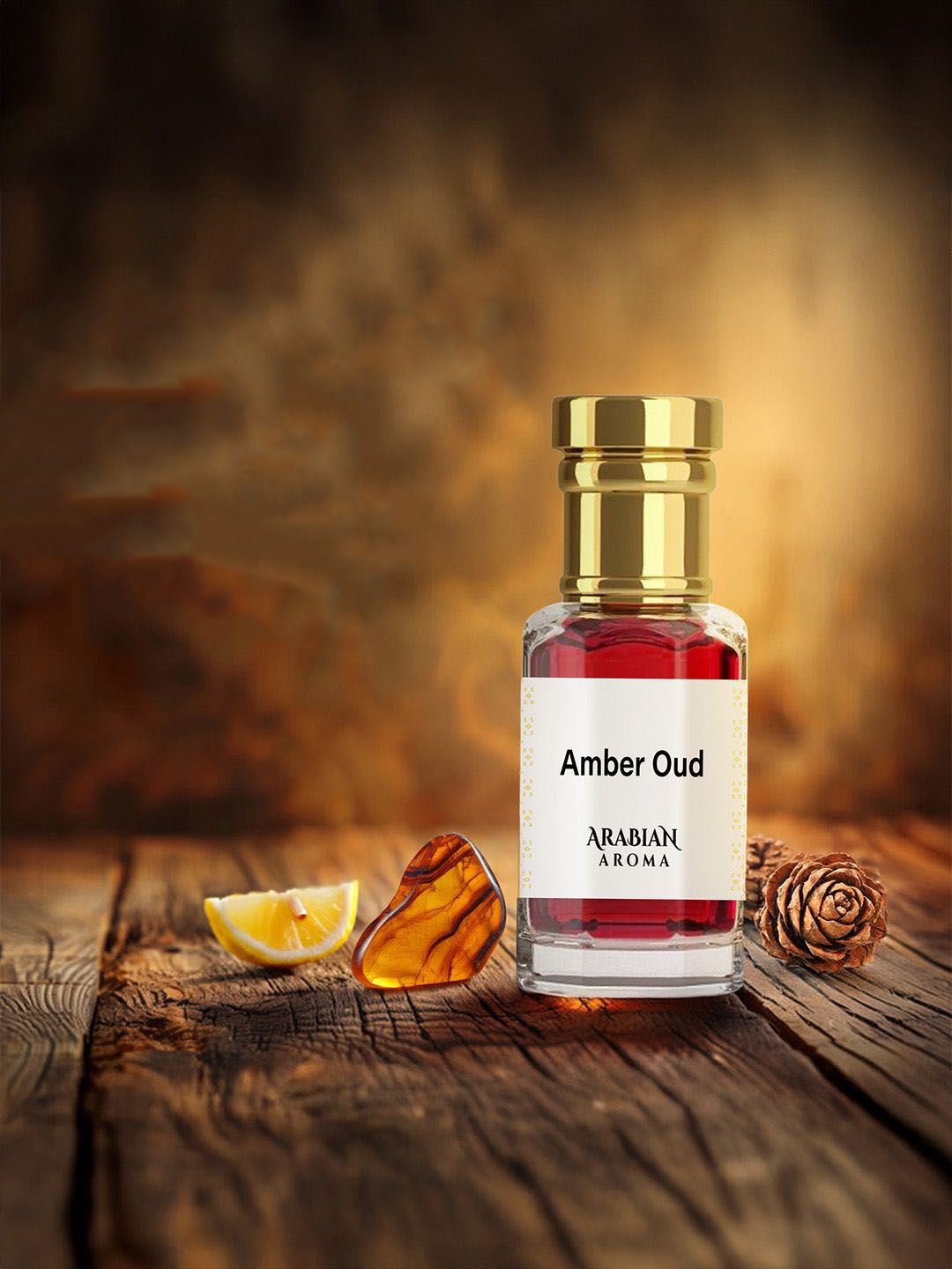 Arabian Aroma Amber Oud Long Lasting Non Alcoholic Attar - 6 ml-picture-38