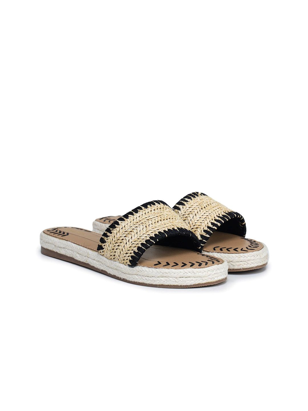 Shezone Women Open Toe Flats with Embroidered-picture-22