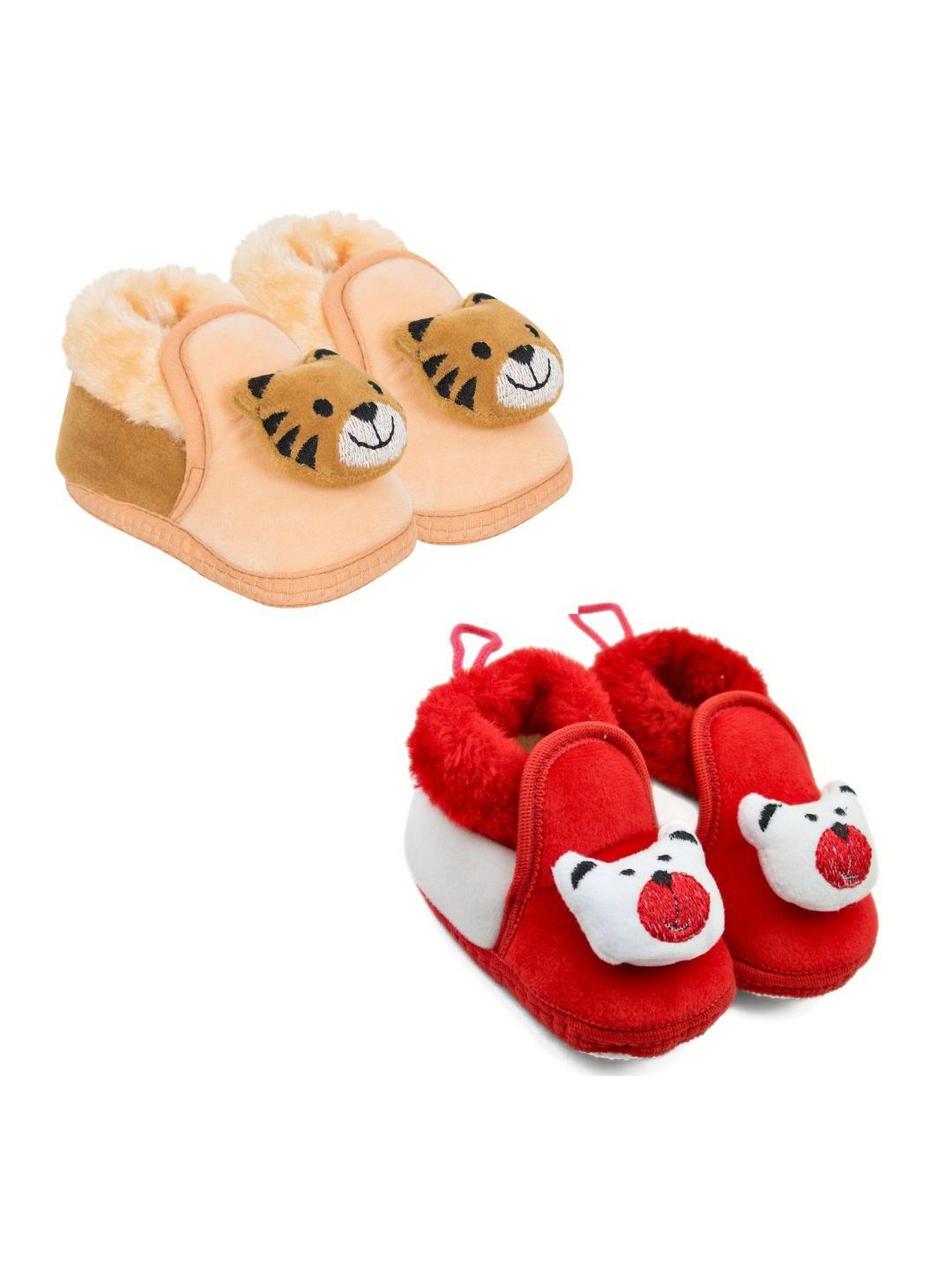 NESKA MODA Kids Pack of 2 Cotton Booties-picture-19