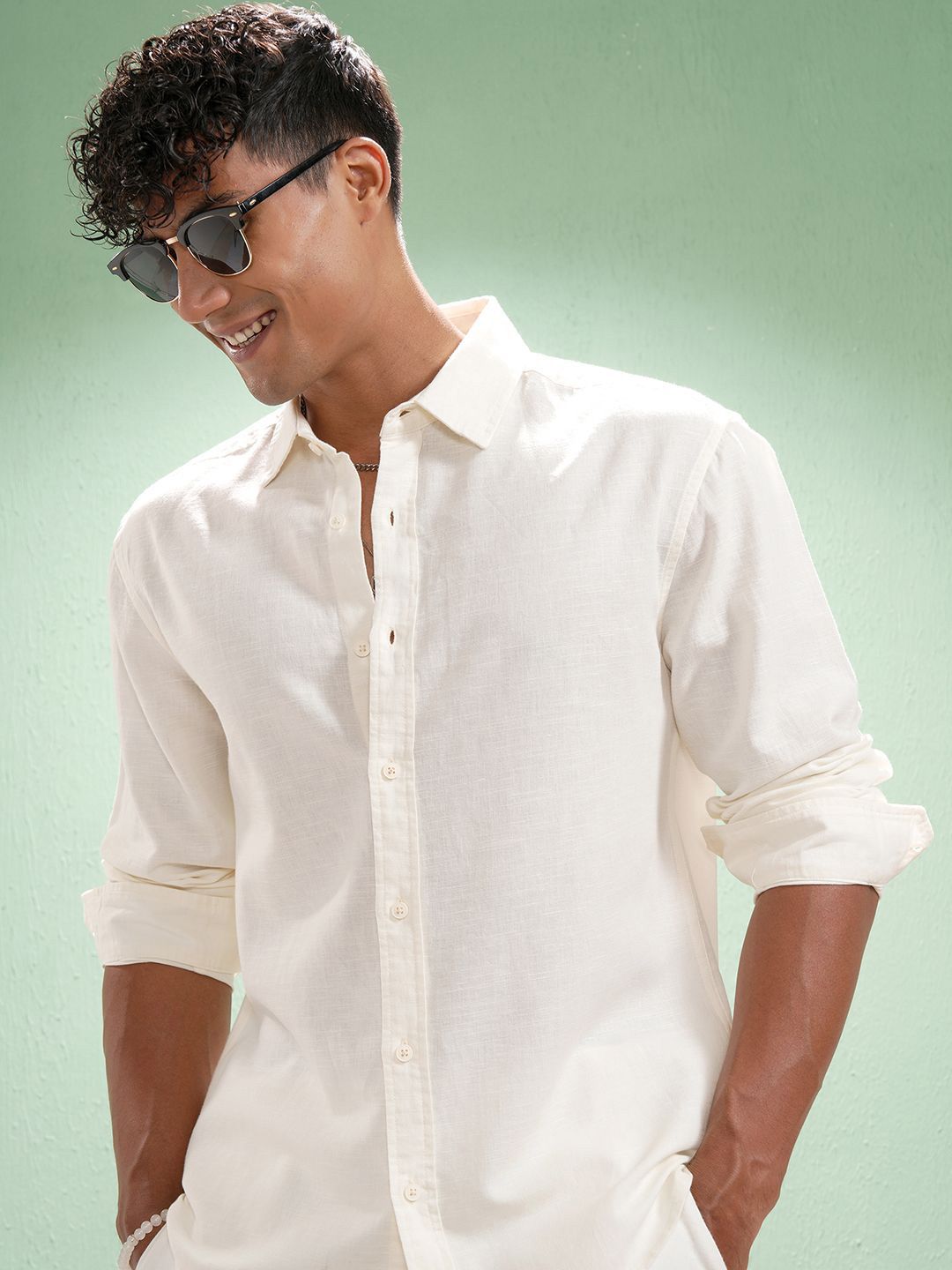 HIGHLANDER Men Comfort Opaque Casual Shirt-image-25