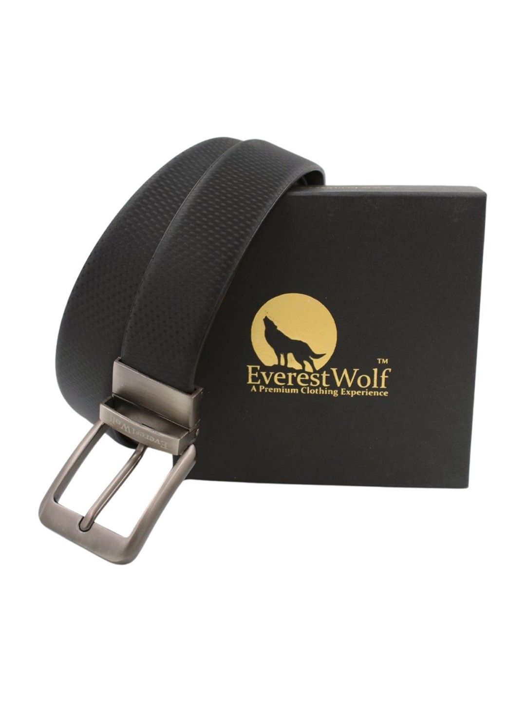 Everestwolf Men Textured Leather Formal Belt-picture-30
