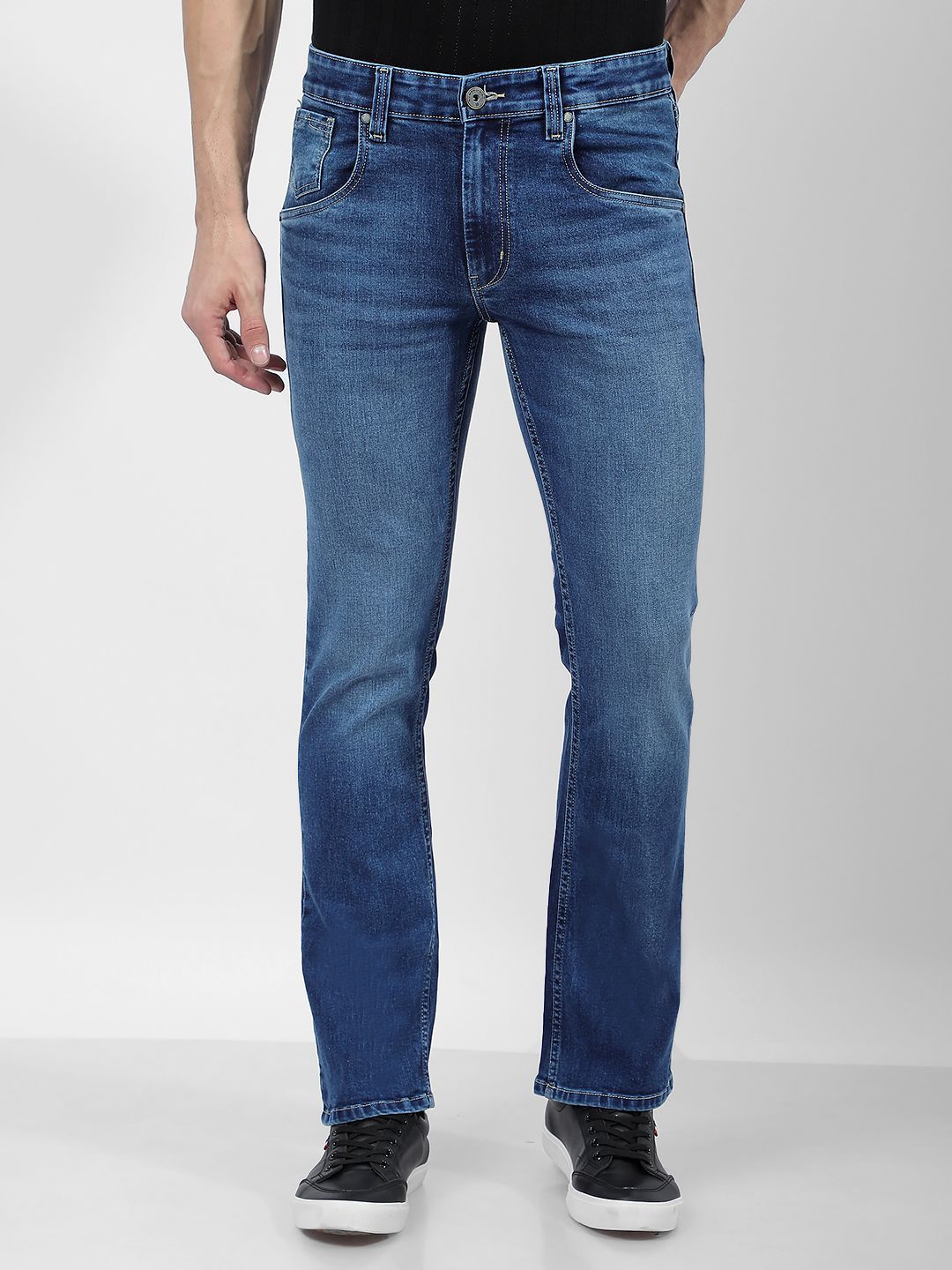 Numero Uno Men Slim Fit Low-Rise Light Fade Stretchable Jeans-picture-22