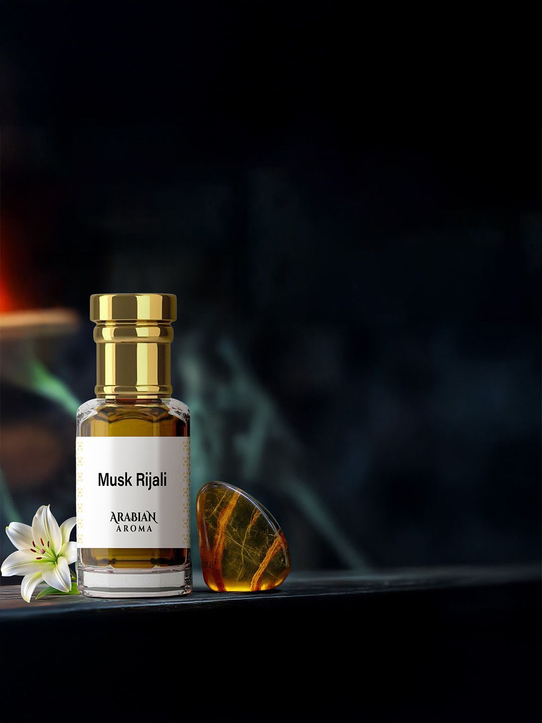 Arabian Aroma Musk Rijali Long Lasting Non Alcoholic Attar - 6 ml-picture-26