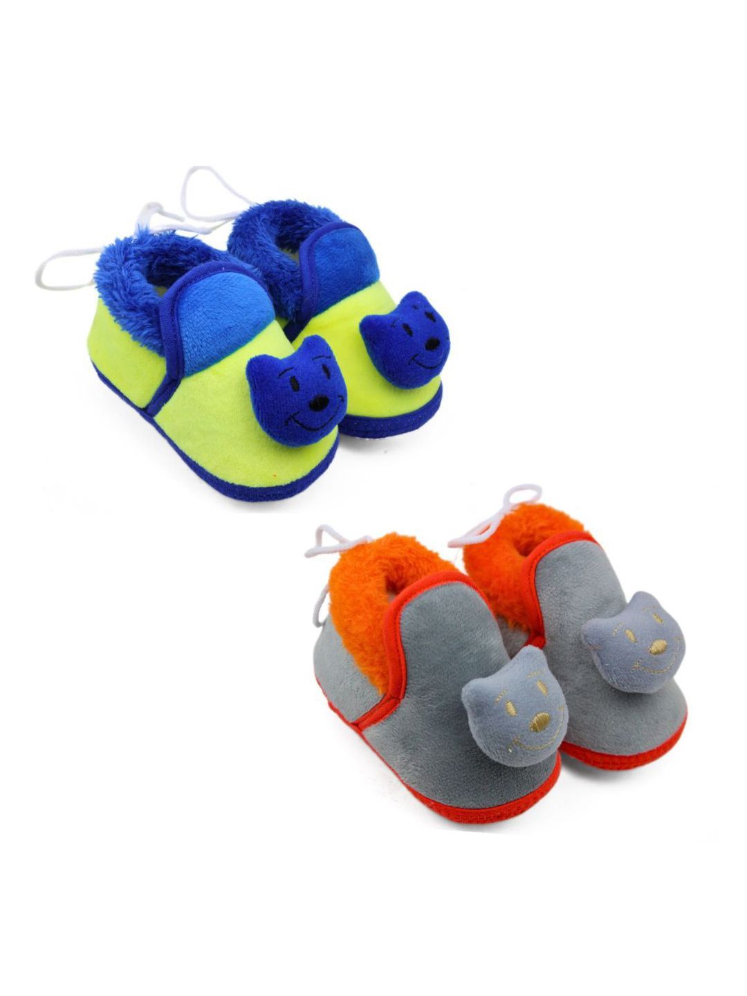 NESKA MODA Kids Pack Of 2 Cotton Booties-picture-20