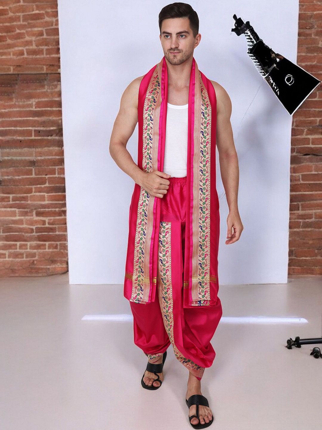 RAMESHWARAM FABRICS Men Dhotis-picture-4
