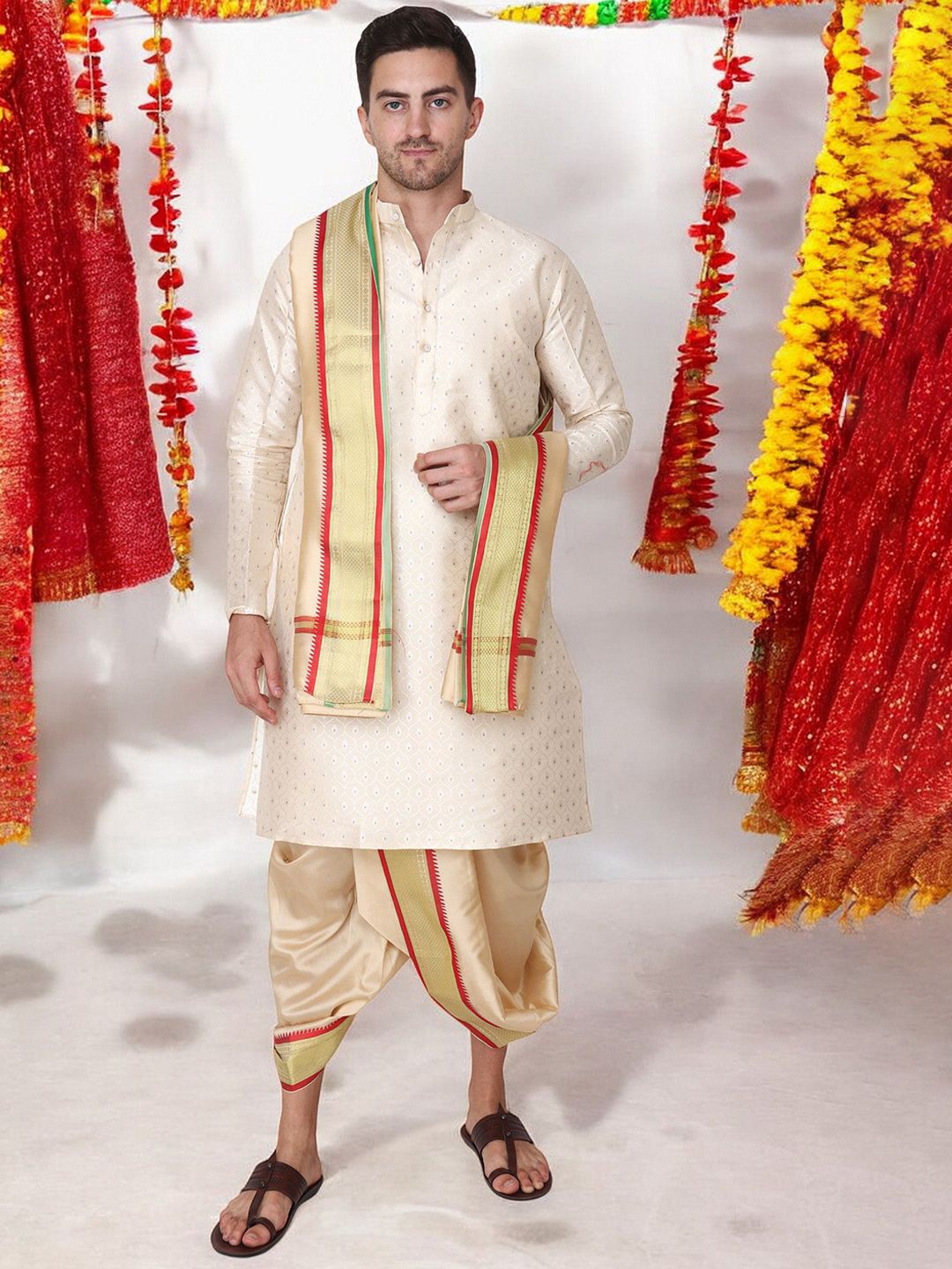 RAMESHWARAM FABRICS Men Dhotis-picture-14