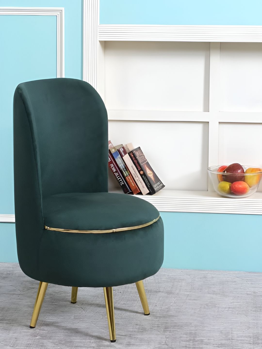 Shadowkart Green Wooden Sitting Stool Ottoman-picture-25