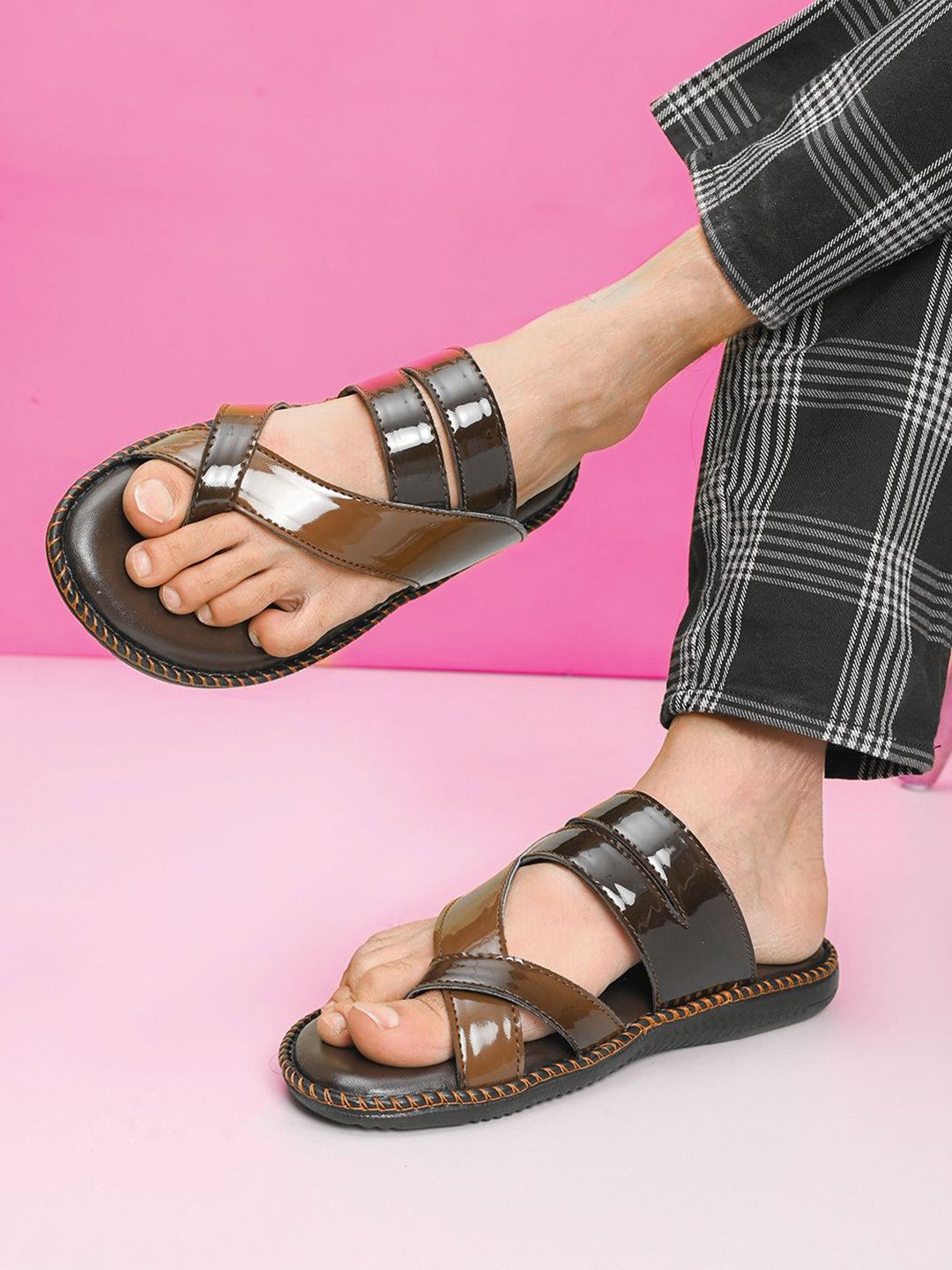 Killer Men Leather Comfort Sandals-picture-16