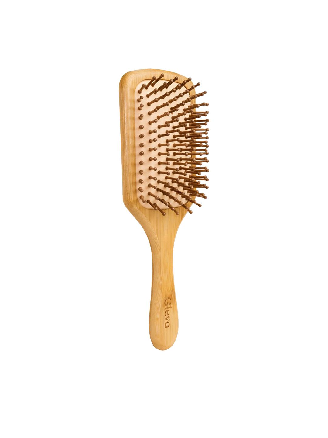 Gleva Bamboo Detangler Wooden Hair Brush with Natural Bristles-image-33