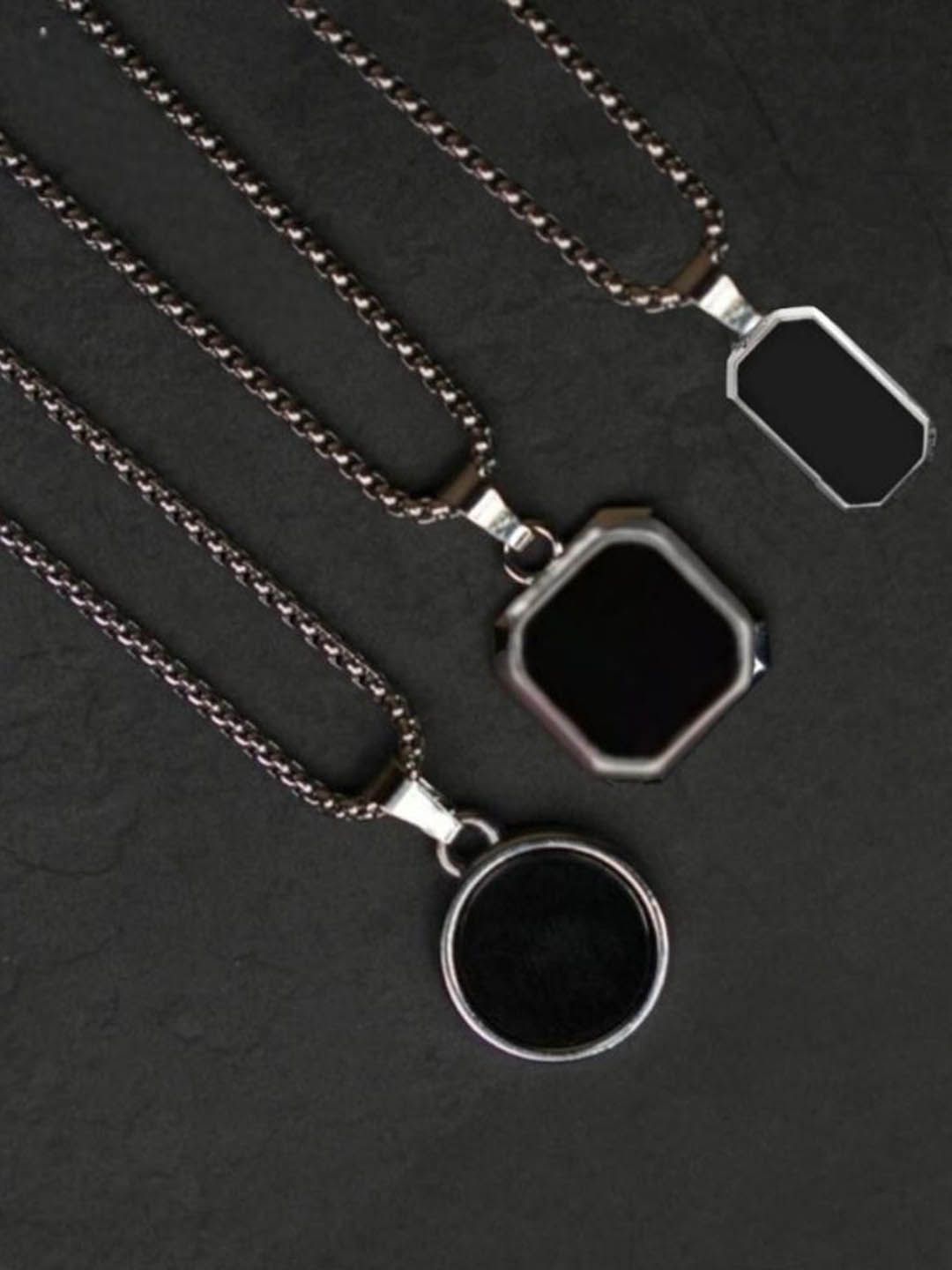 Roadster Set Of 3 Geometric Shaped Pendant