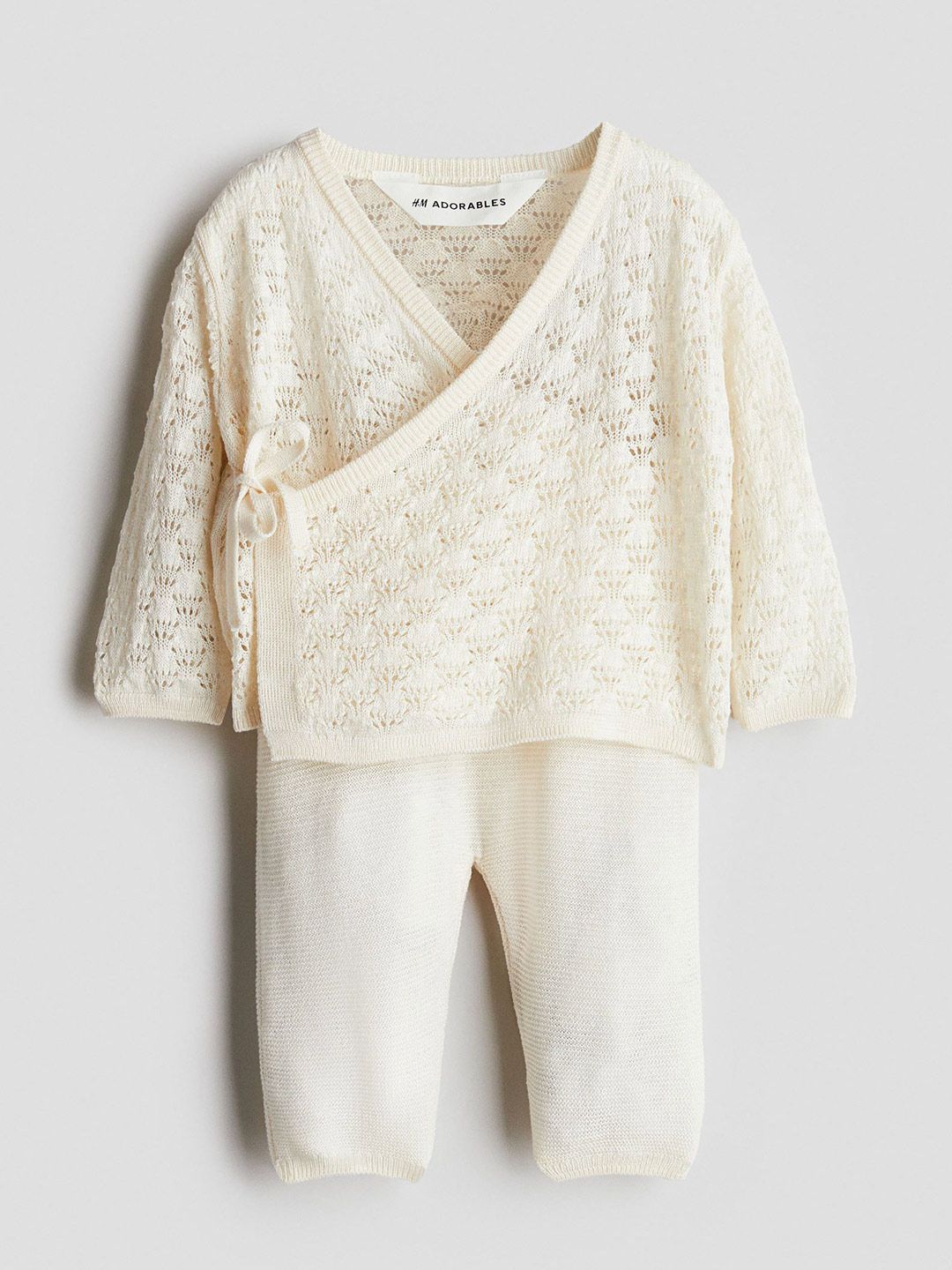 H&M 2-Piece Silk-Blend Cardigan And Trousers Set-picture-28