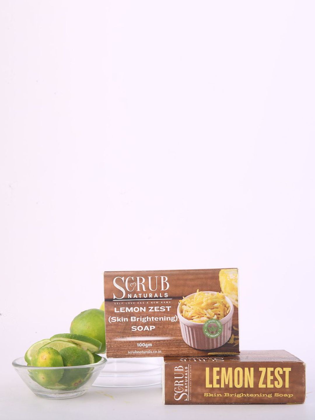 SCRUB NATURALS Natural Lemon Zest Skin Brightening Soap - 100 g-image-45