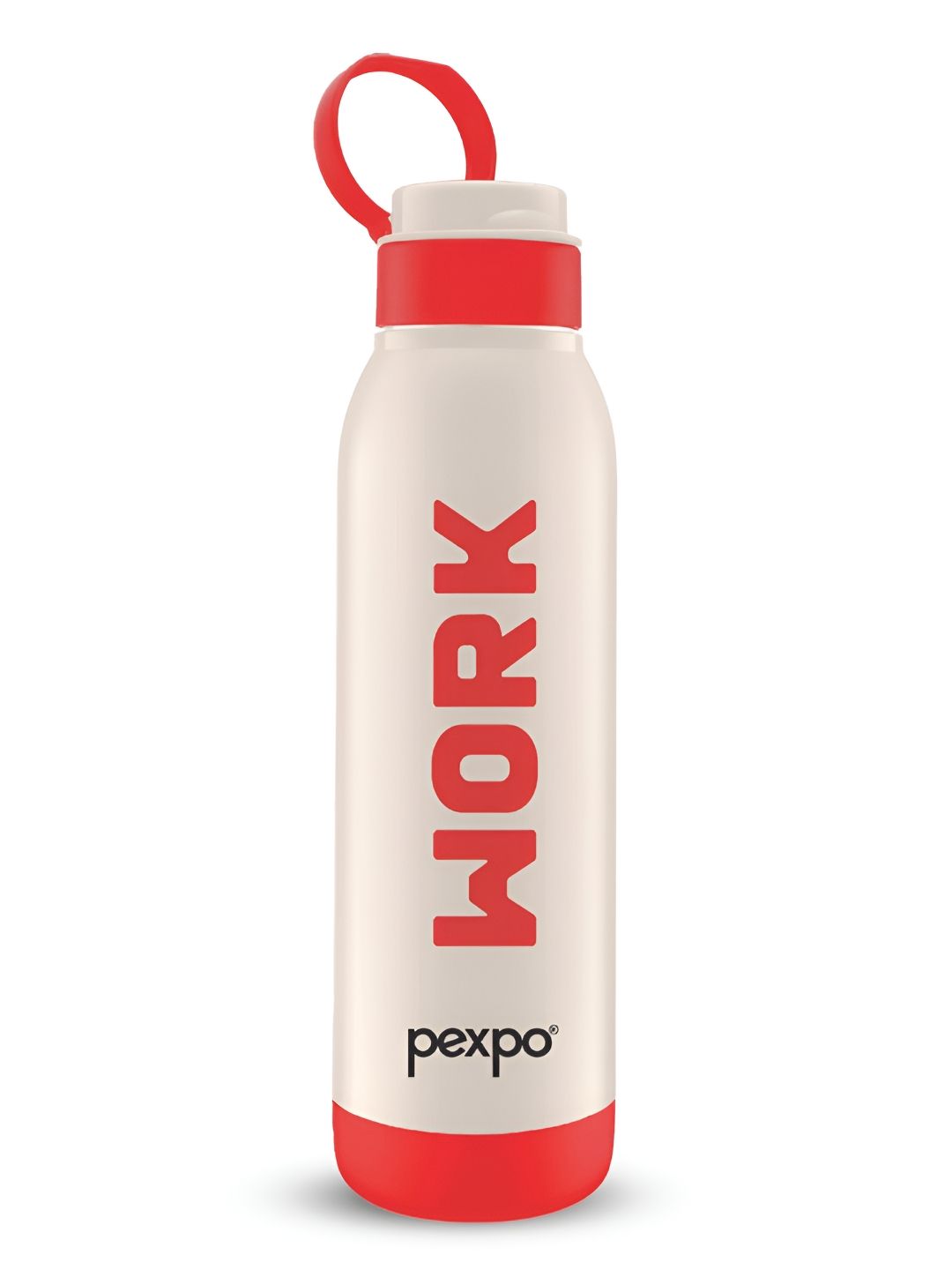Pexpo Macho White Brand Logo Printed Stainless Steel Single Wall Vacuum Water Bottle-1 L-picture-25