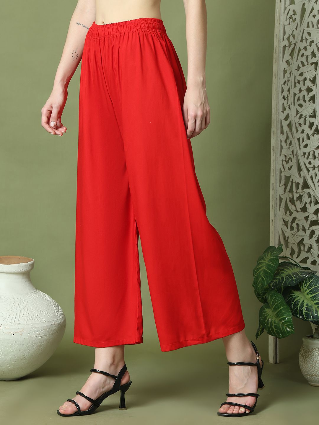 TAG 7 Women Flared Ethnic Palazzos-picture-17