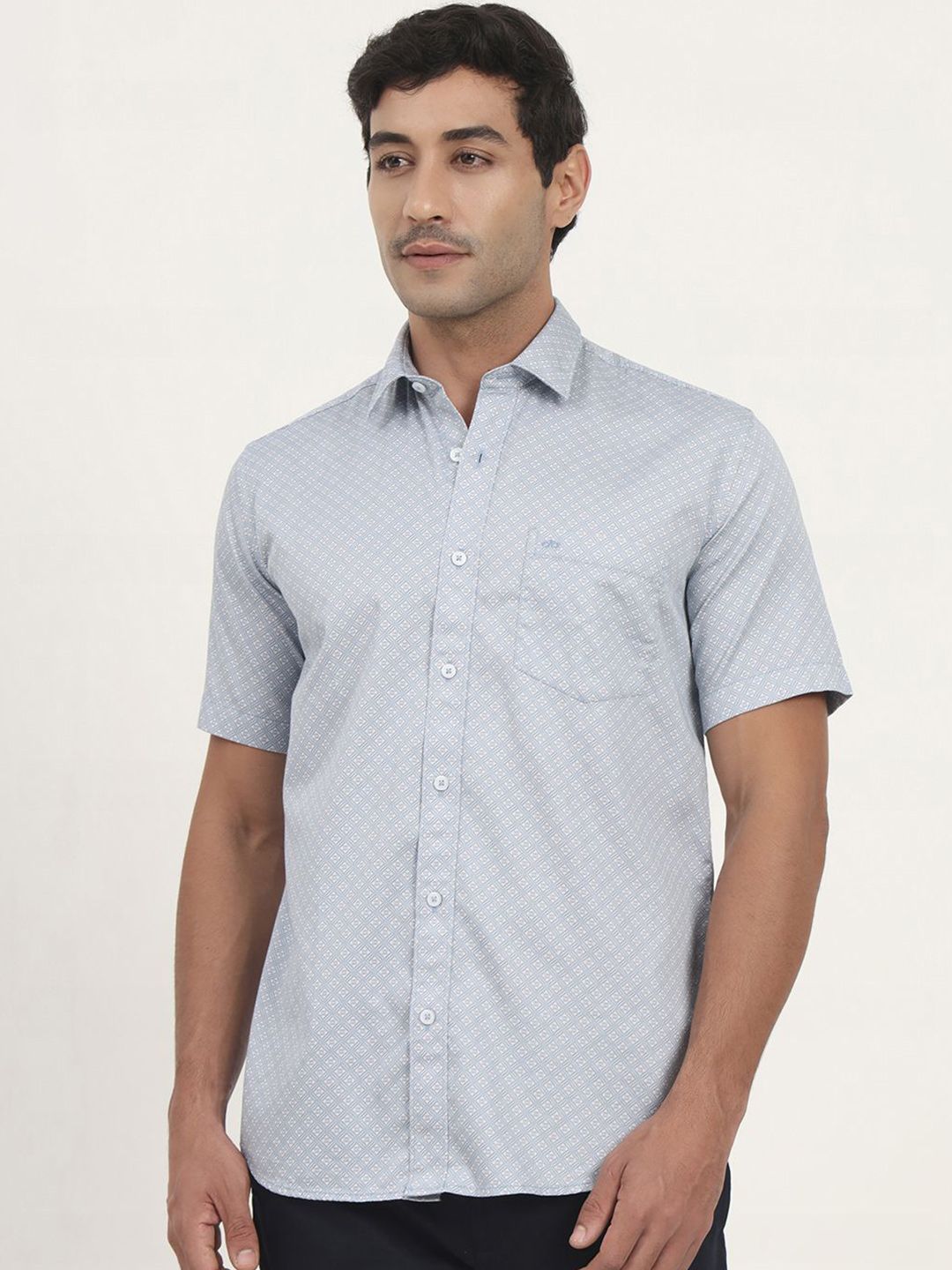 JADE BLUE Men Slim Fit Opaque Printed Casual Shirt-picture-31