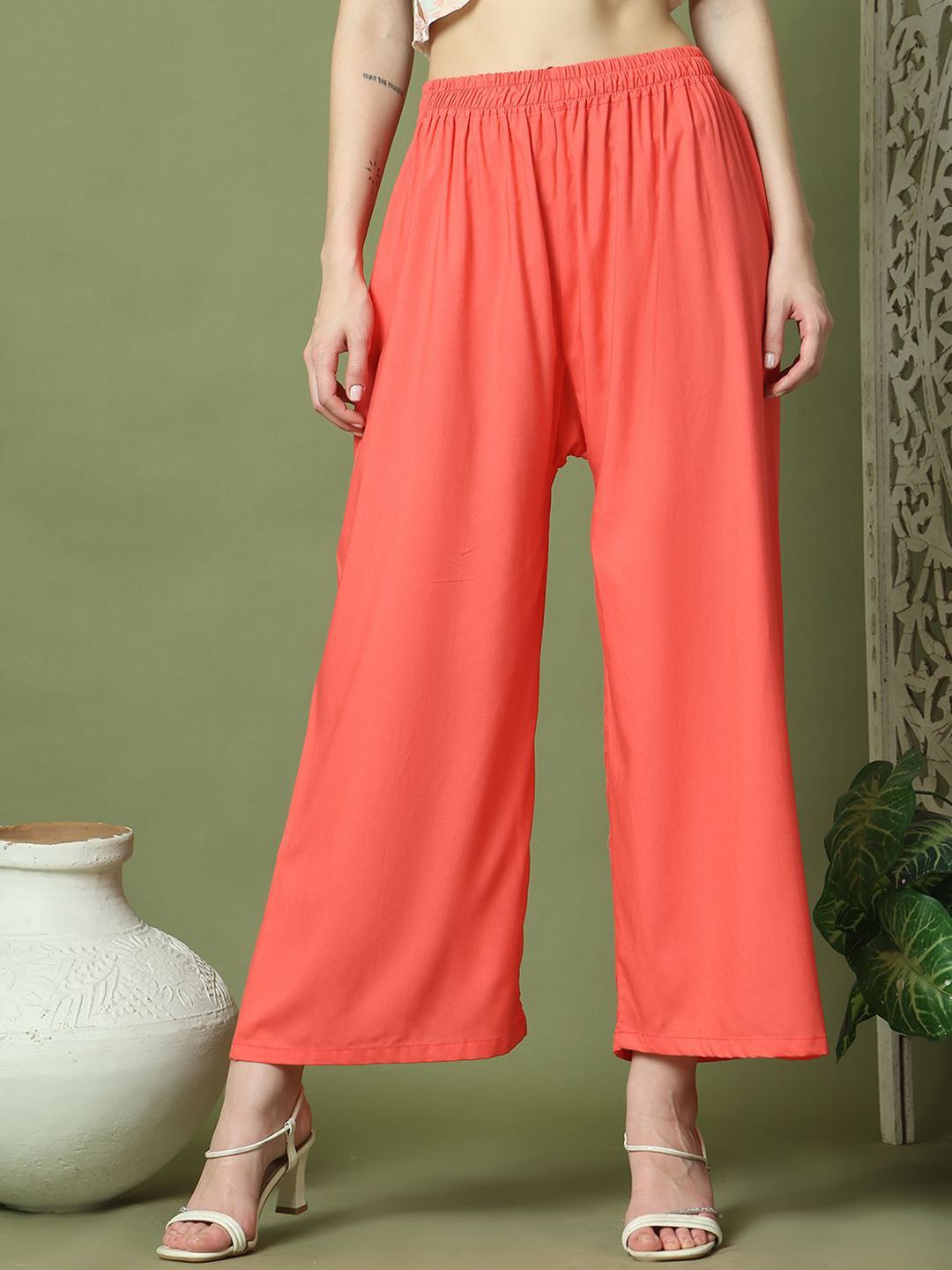 TAG 7 Women Flared Palazzos-image-41