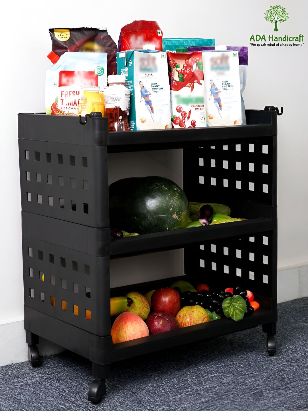 ADA Handicraft Black Set of 1 Super Strong Multi-Utility Organisers-picture-18