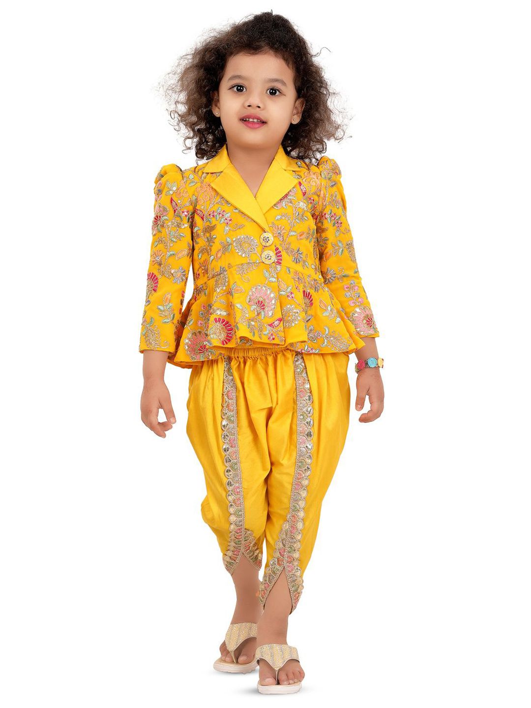 Pragya Exclusive Girls Top With Dhoti Pants Clothing Set-picture-54