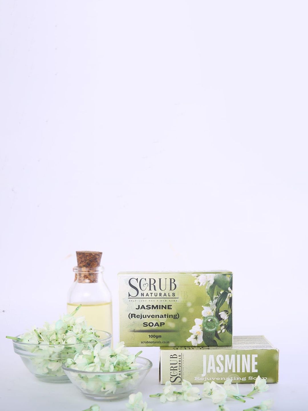 SCRUB NATURALS Jasmine Rejuvenating Soap - 100 g-image-42