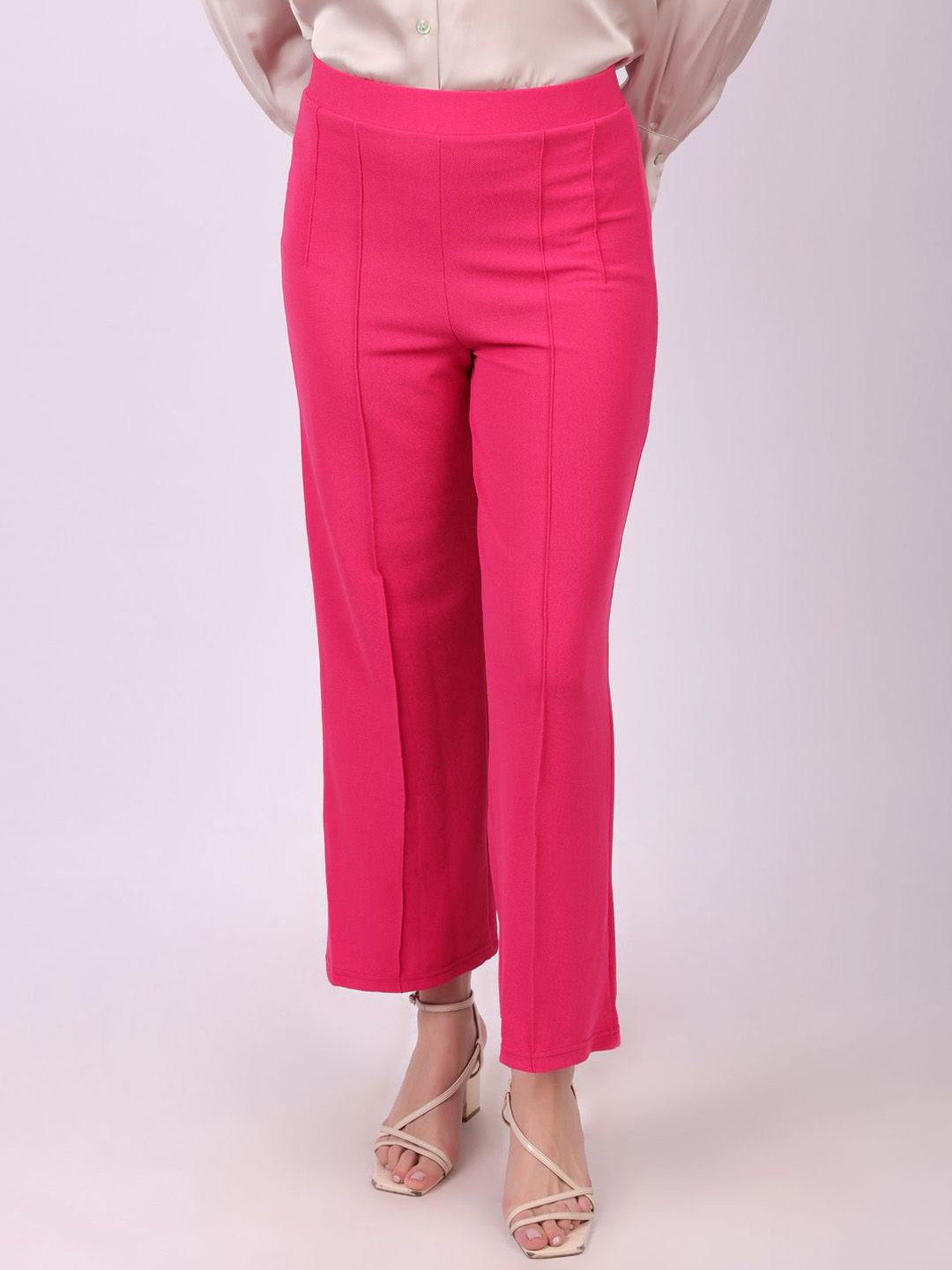 MICHAEL KOVLIN Women Casual Plain Korean Fit Trousers-picture-26