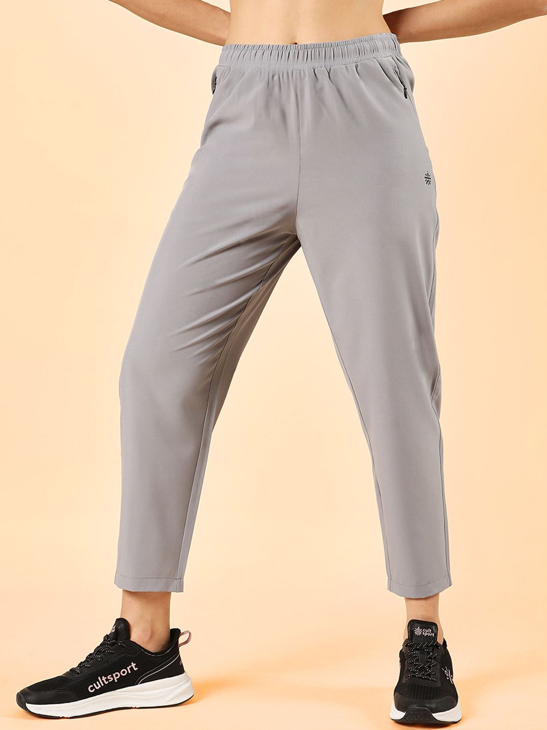 CULT Women Grey Training All Form Cropped Trackpants-image-17